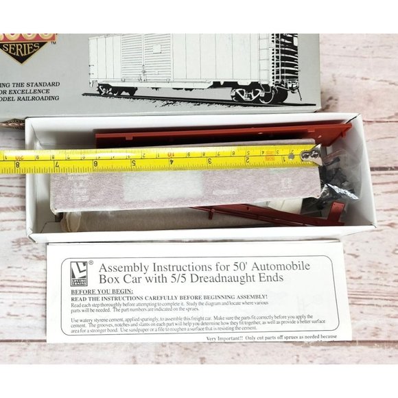 Proto 2000 Series 50’ HO Scale Plastic Model Kit W/ Dreadnaught Ends Model Train - Picture 9 of 16